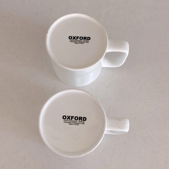OXFORD White Classic Mug Set - 340cc (Set of 2) - Picture 3 of 10